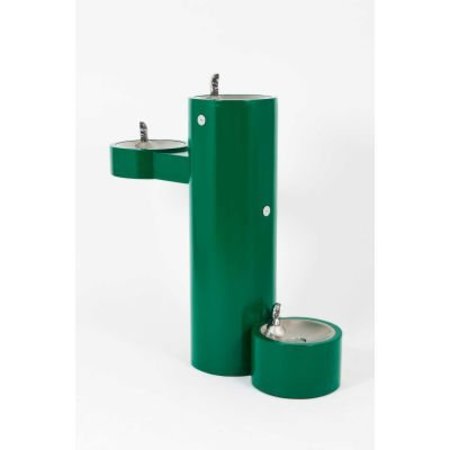 ACORN CONTROLS Murdock Barrier Free Freeze Resistant Pedestal Bi-Level Fountain W/ Pet Fountain GRM45-PF-FRU3